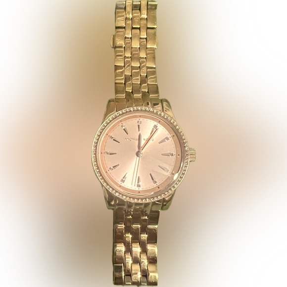 Michael Kors Women's MK3744 Ritz Rose Gold-Tone Watch - Picture 2 of 16